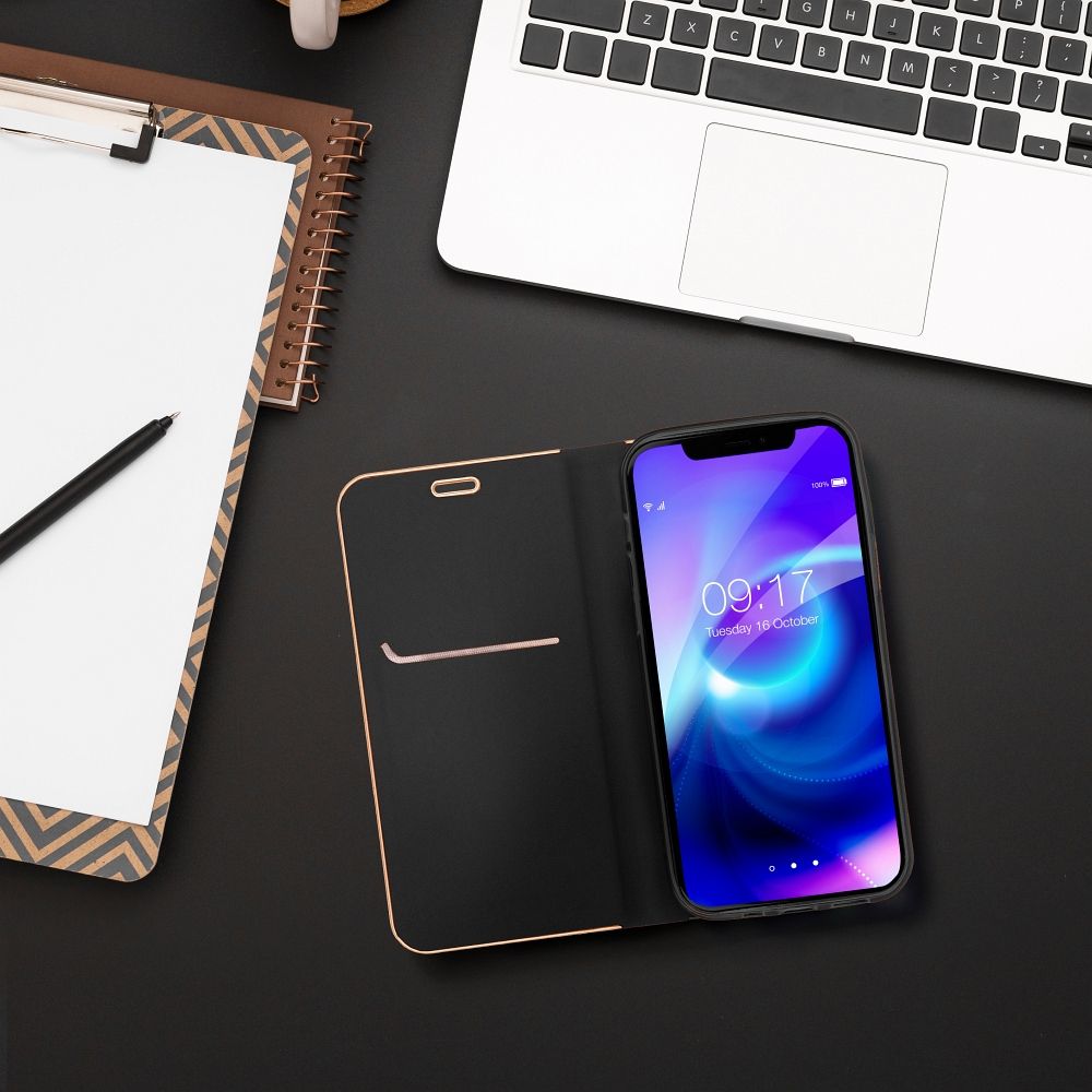 Xiaomi Redmi Note 12S púzdro book Luna čierne