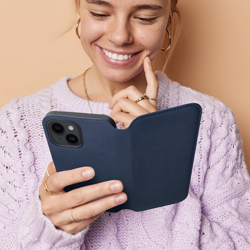 Xiaomi Redmi Note 13 5G púzdro book DUAL POCKET modré