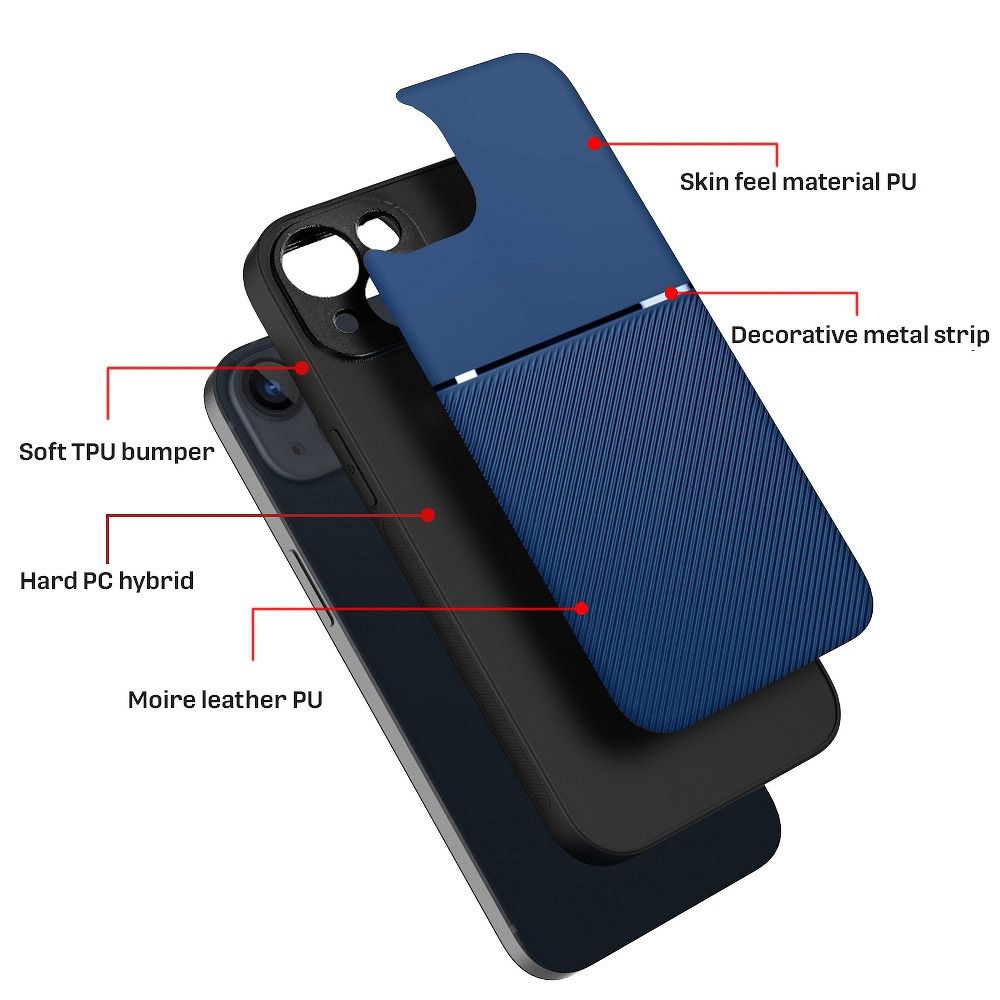 Xiaomi Redmi Note 13 5G púzdro Noble modré