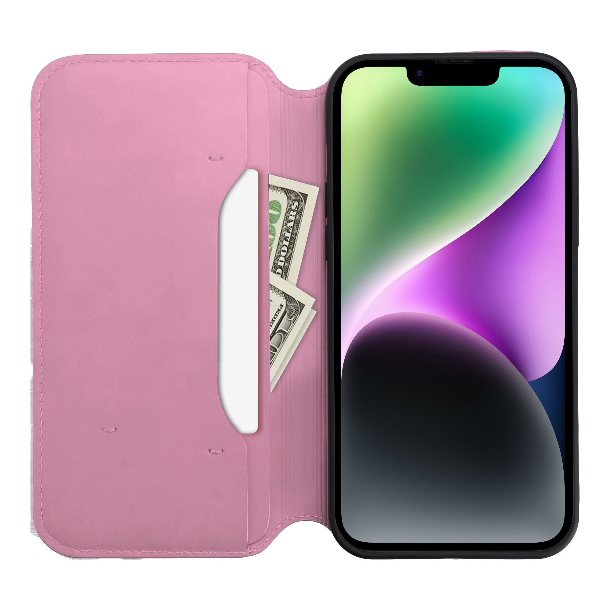 Xiaomi Redmi Note 14 Pro 5G / Note 14 Pro+ 5G púzdro Dual Pocket Book ružové