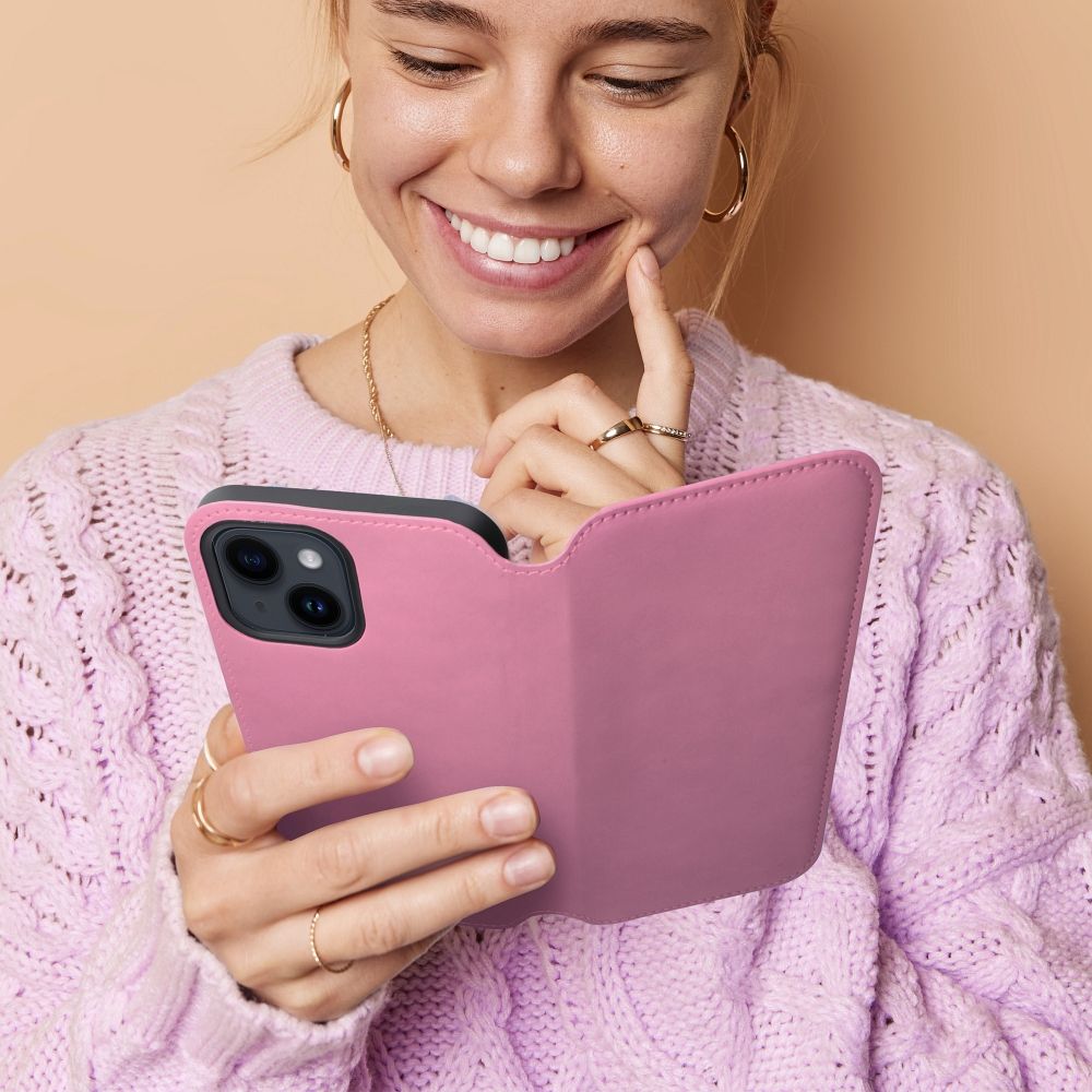 Xiaomi Redmi Note 14 Pro 5G / Note 14 Pro+ 5G púzdro Dual Pocket Book ružové