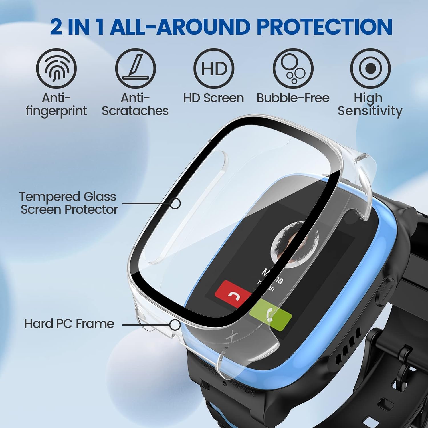 Xplora X5 Play ochranná krytka so sklom 3ks v balení