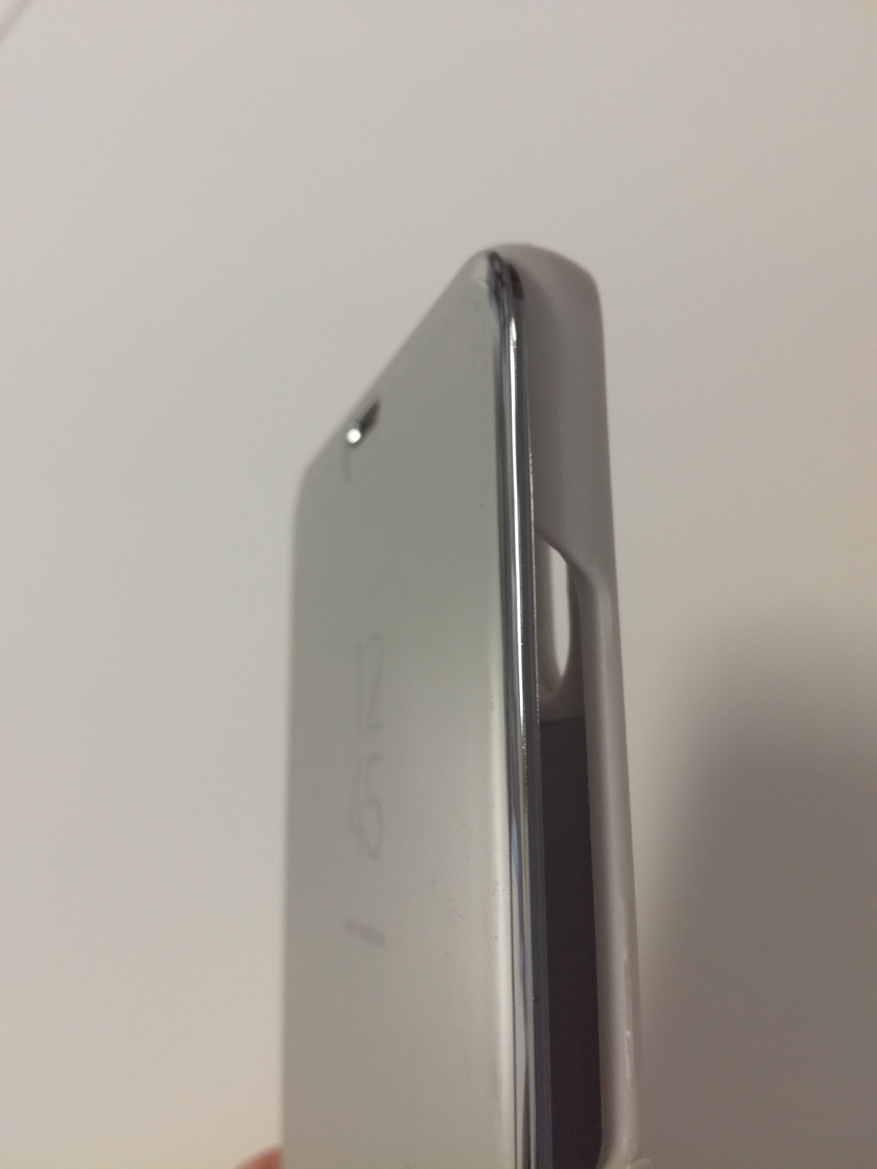 Huawei P40 Lite púzdro Clear View strieborné