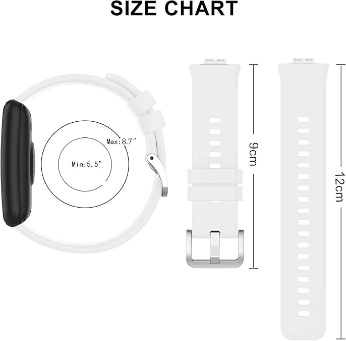 Huawei Watch Fit / Watch Fit New / Watch Fit Elegant / Watch Fit SE silikónový remienok biely