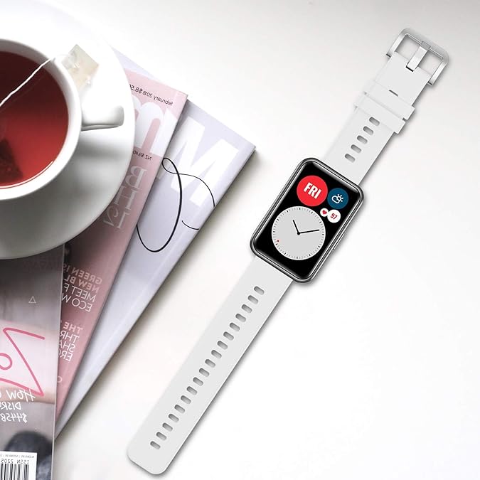 Huawei Watch Fit / Watch Fit New / Watch Fit Elegant / Watch Fit SE silikónový remienok čierny