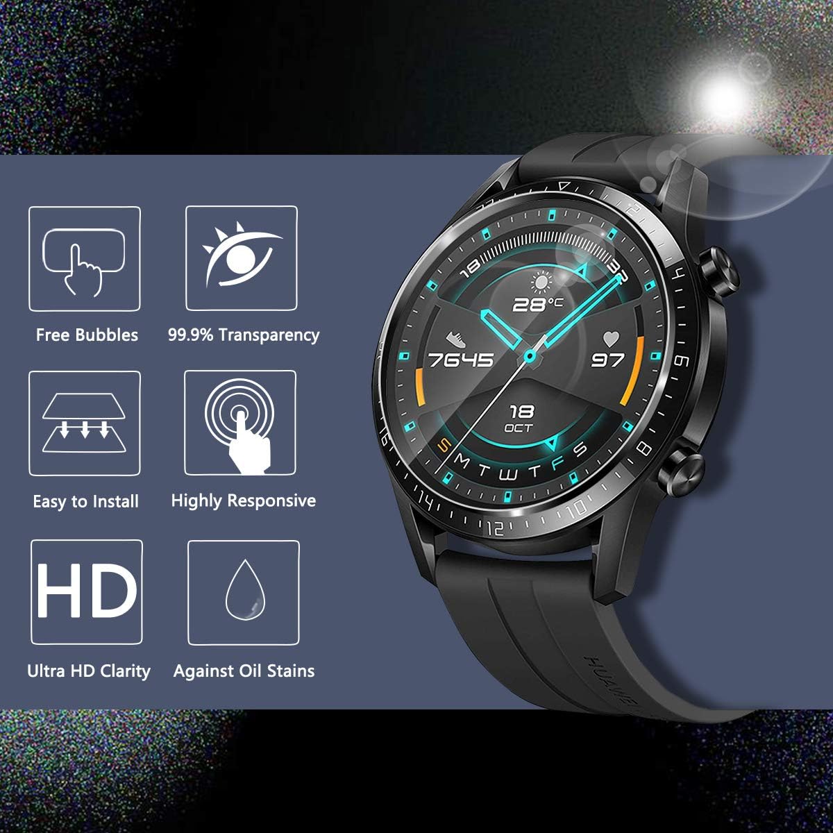 Huawei Watch GT2 46mm Ochranné sklo