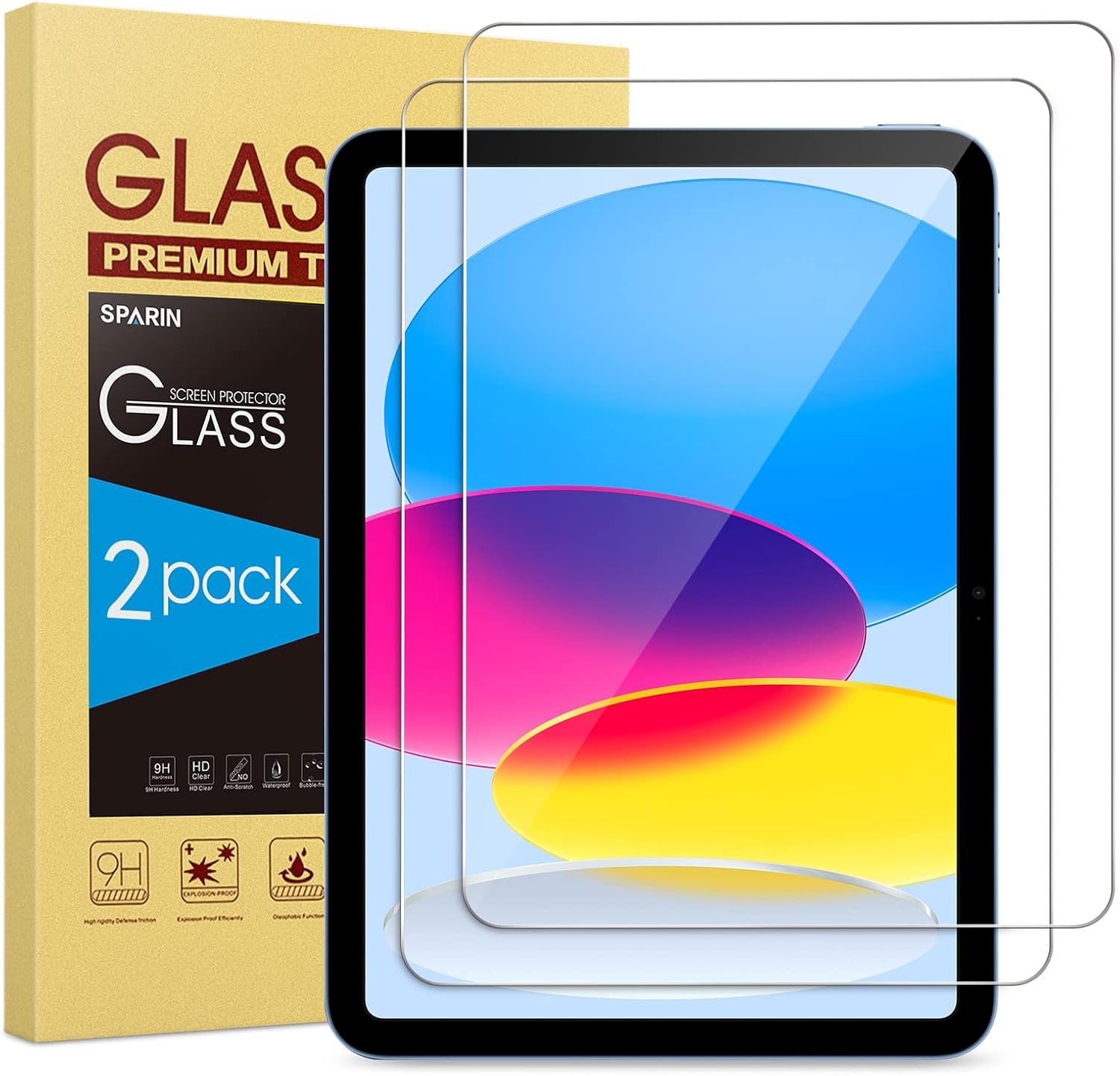iPad 10 gen. 2022 10,9" ochranné sklo 2ks