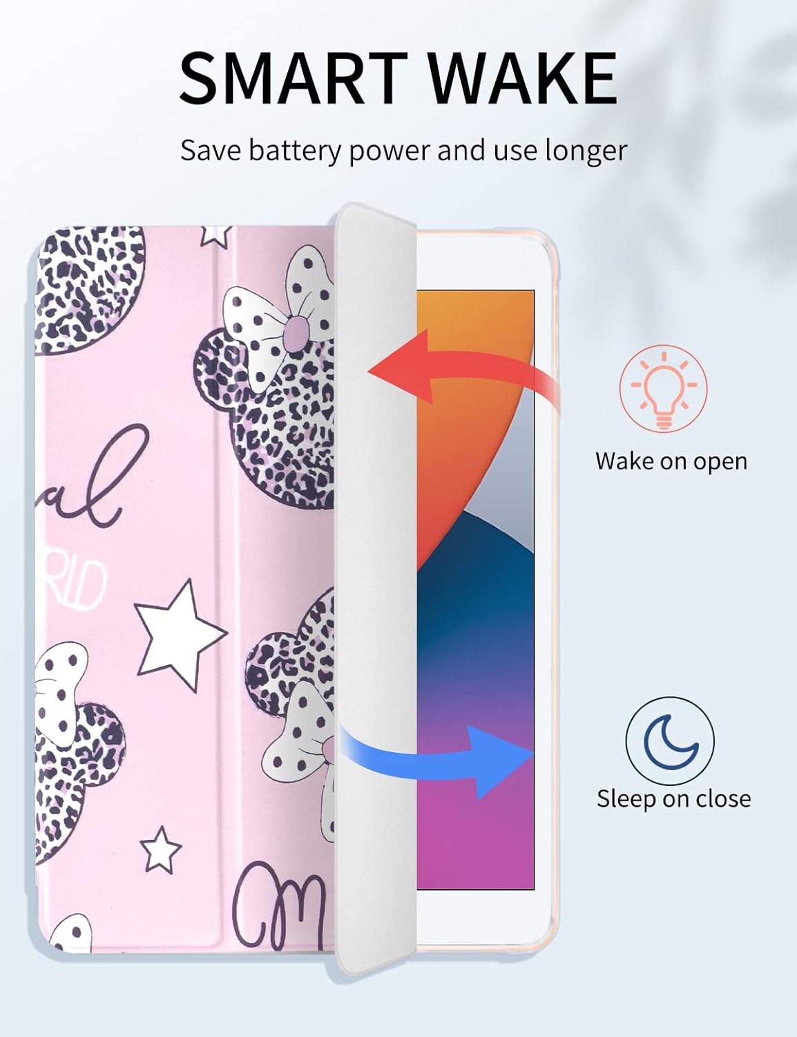 iPad 10,2" 7 / 8 / 9 2019 / 2020 / 2021 kožené púzdro Smart book Magical World