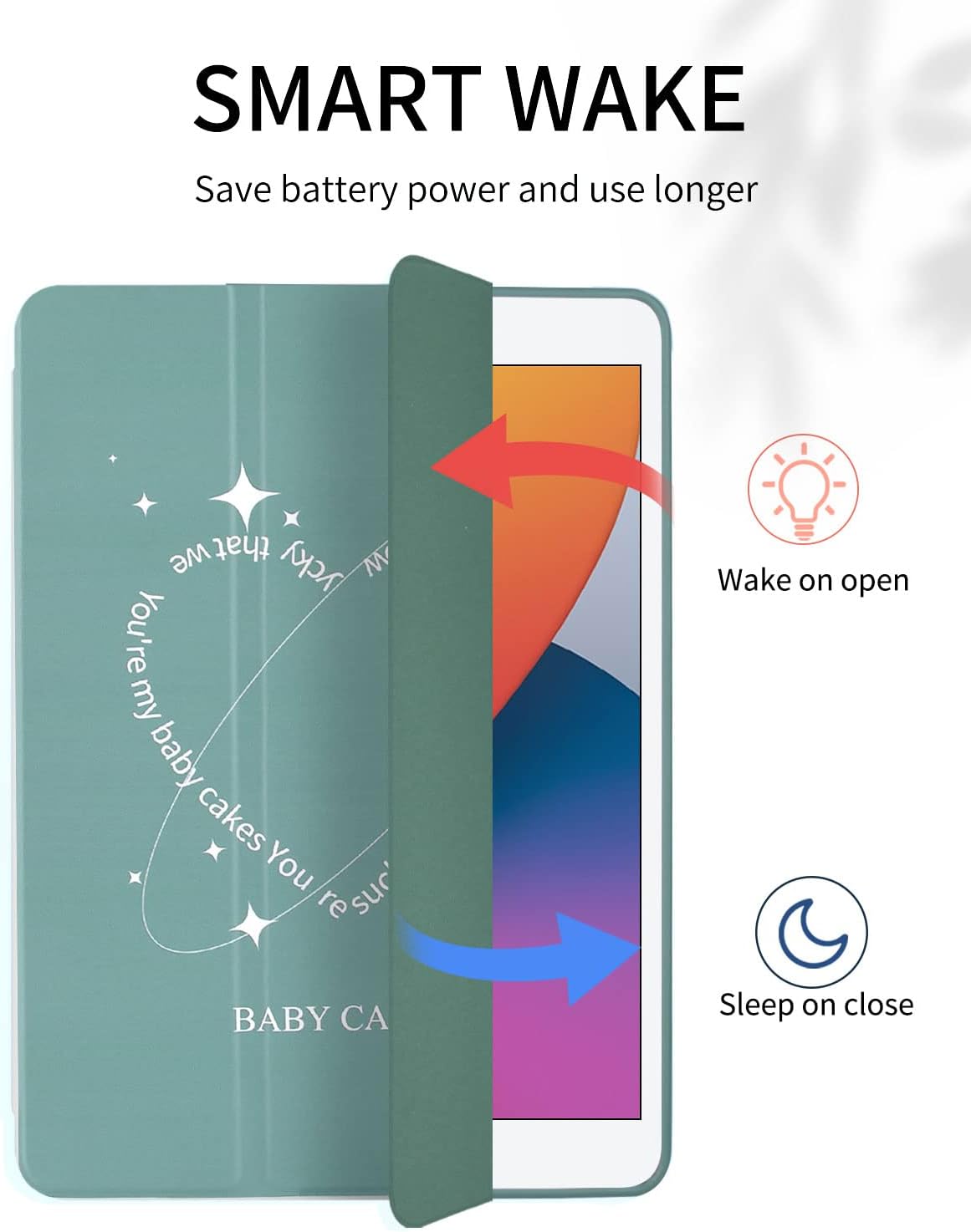 iPad 10,2" 7 / 8 / 9 2019 / 2020 / 2021 púzdro Smart Slim Baby Cakes