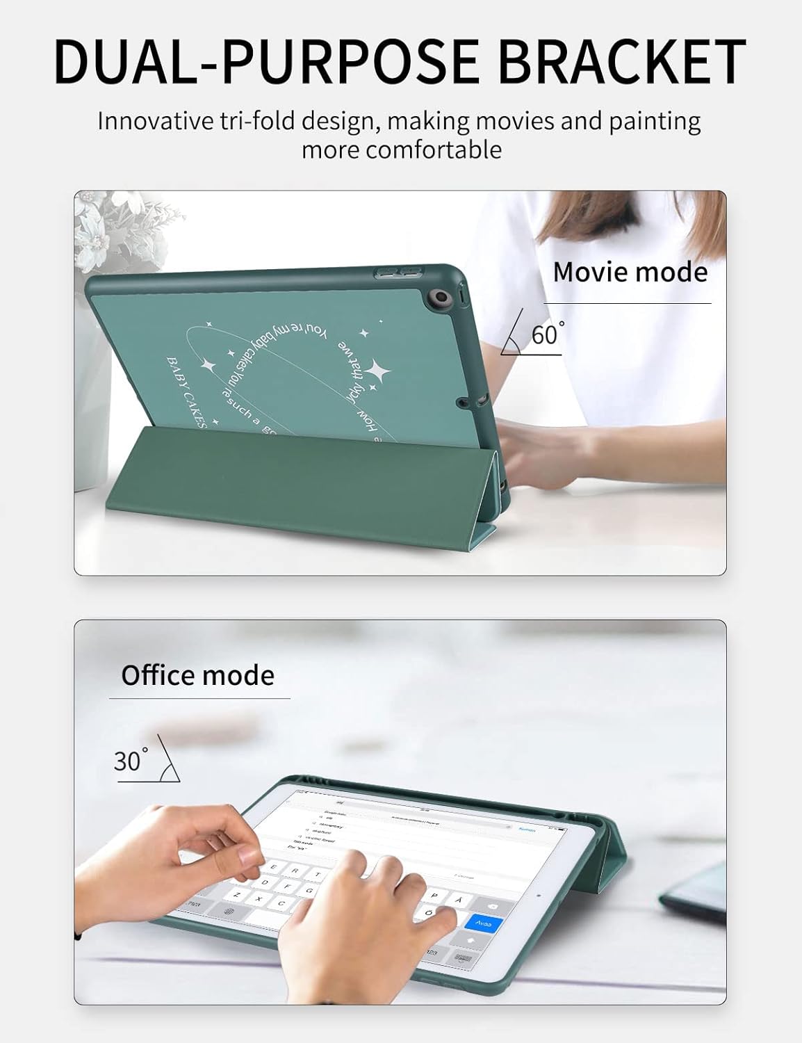 iPad 10,2" 7 / 8 / 9 2019 / 2020 / 2021 púzdro Smart Slim Baby Cakes