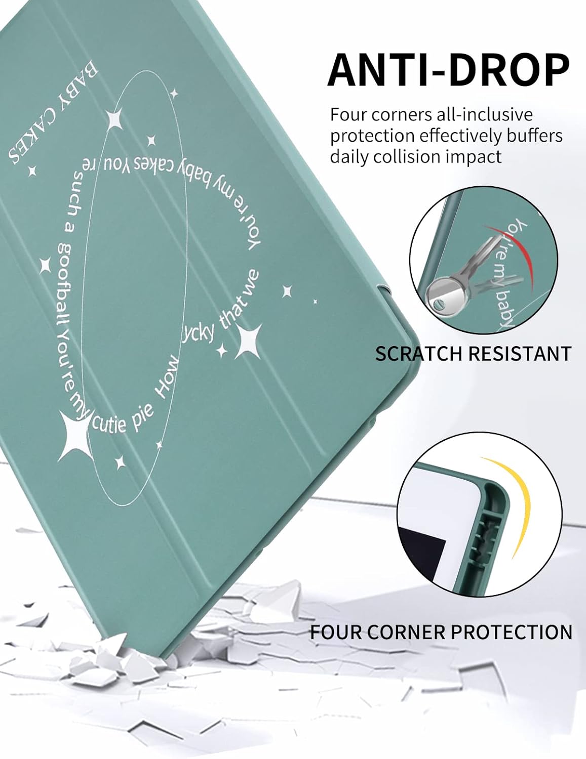 iPad 10,2" 7 / 8 / 9 2019 / 2020 / 2021 púzdro Smart Slim Baby Cakes