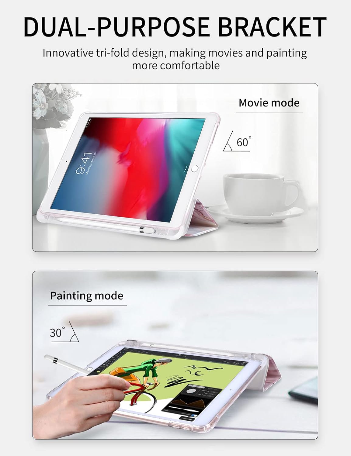 iPad 10,2" 7 / 8 / 9 2019 / 2020 / 2021 púzdro Smart Slim Dream macík