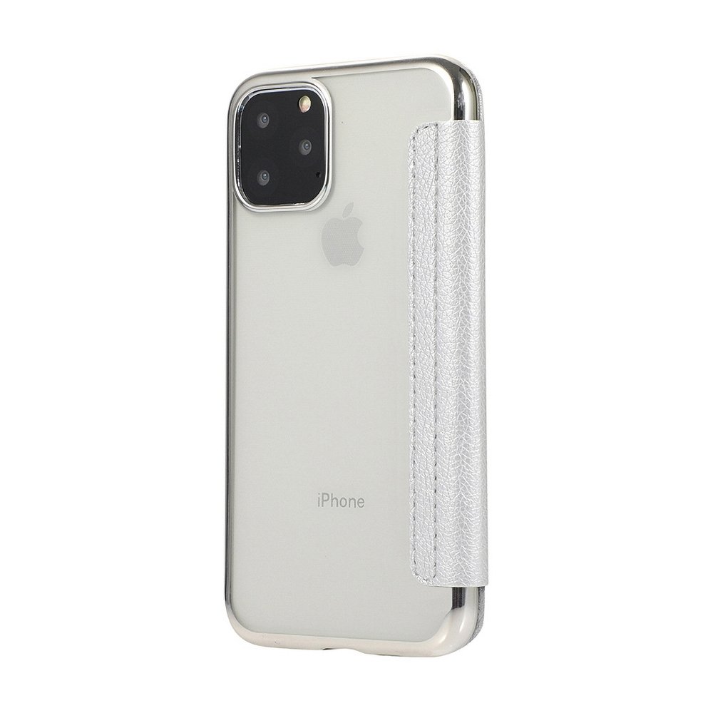 iPhone 11 Pro (5,8") púzdro Electro Book strieborné