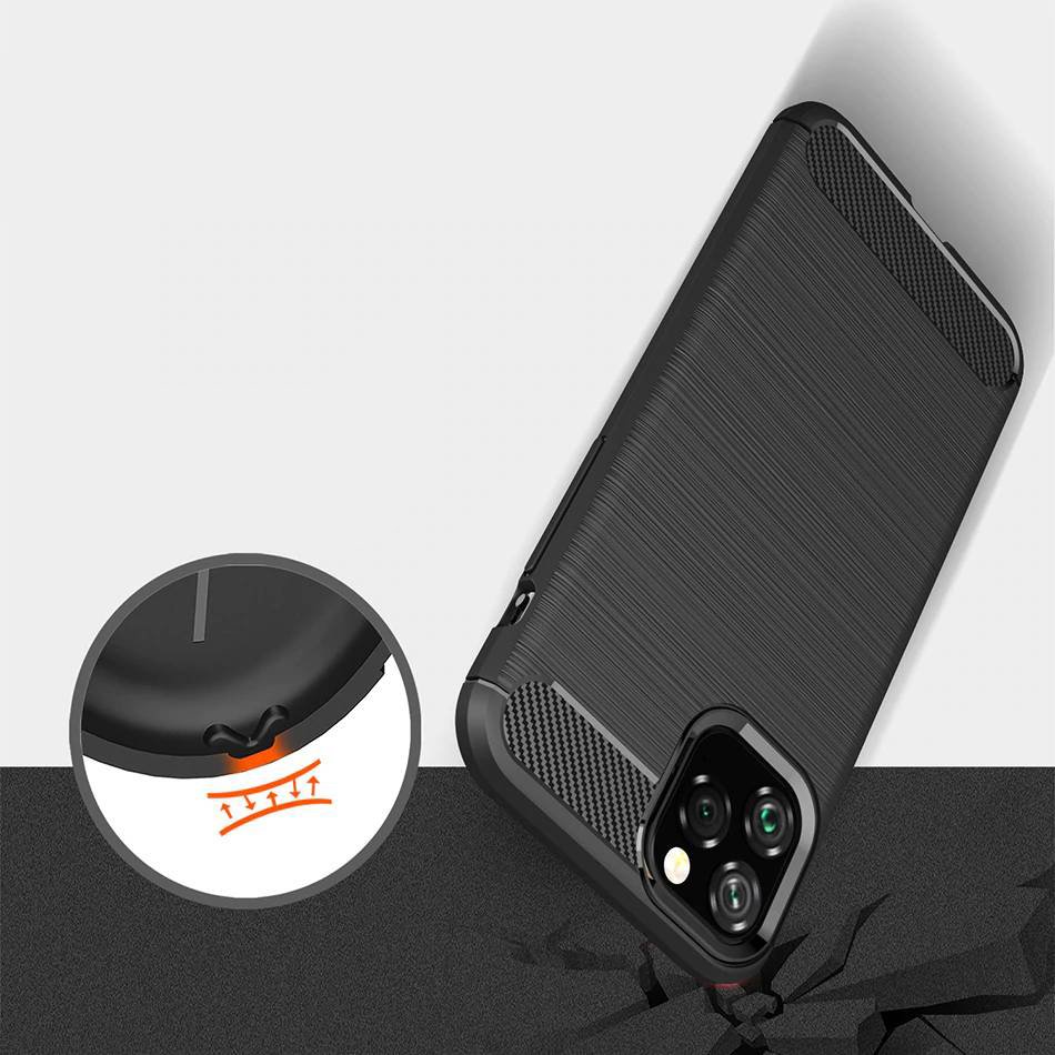 iPhone 11 Pro (5,8") zadné púzdro Carbon čierne