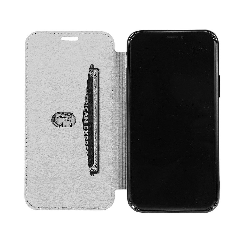 iPhone 11 Pro Max (6,5") púzdro Electro Book strieborné