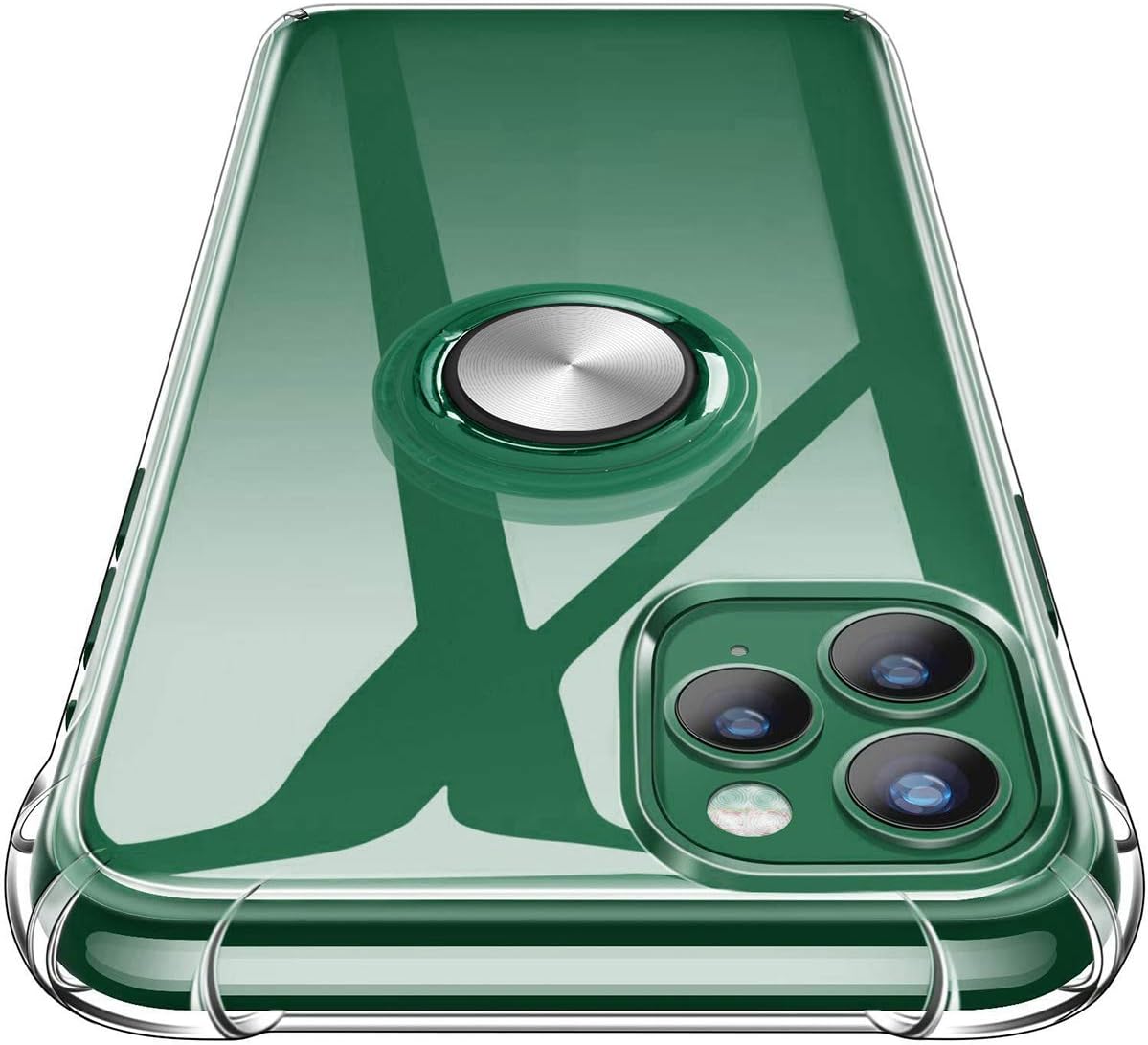 iPhone 11 Pro zadné púzdro s prsteňom priehľadné