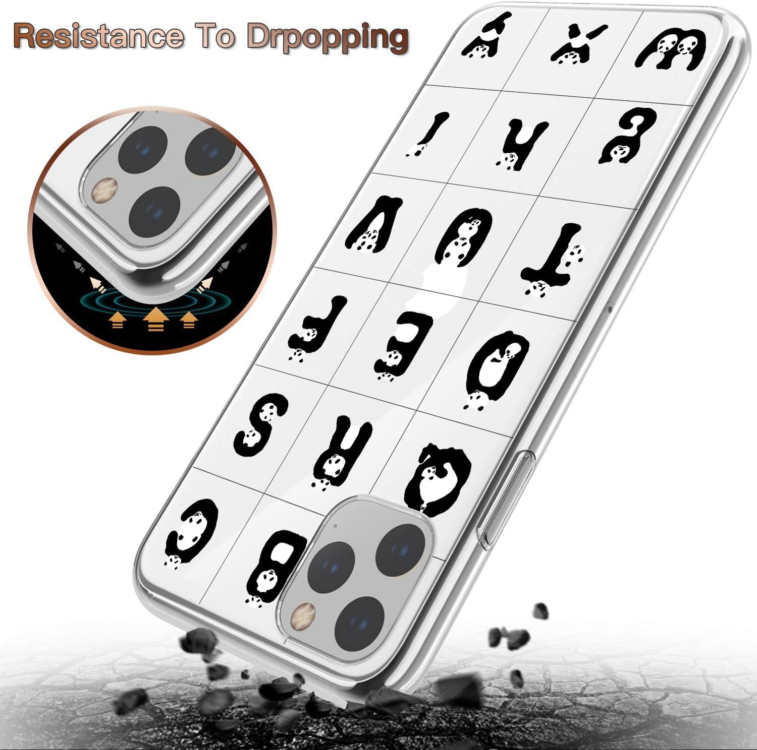 iPhone 11 zadné púzdro s potlačou Panda