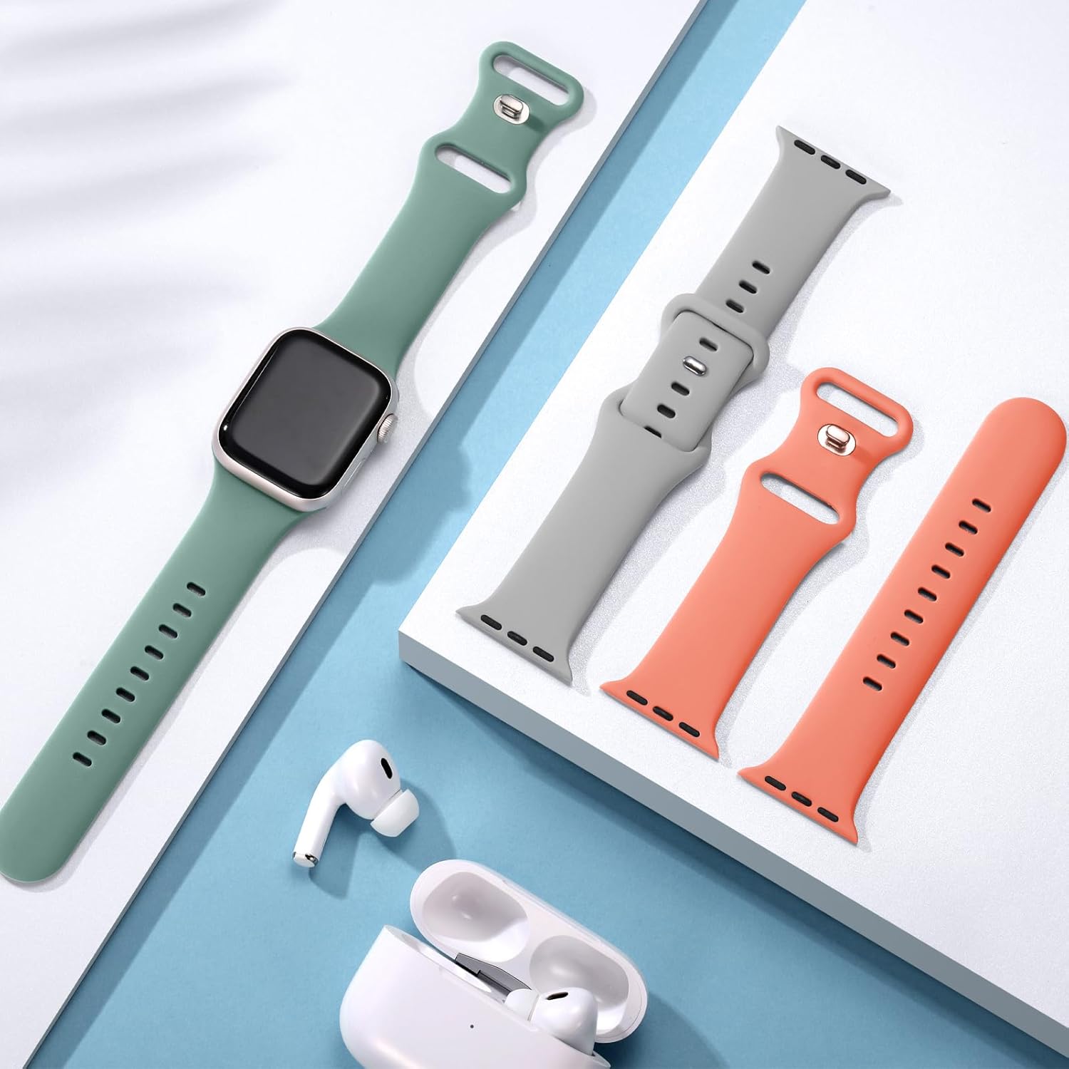 Apple Watch 38mm / 39mm / 40mm / 41mm silikónové remienky 3ks