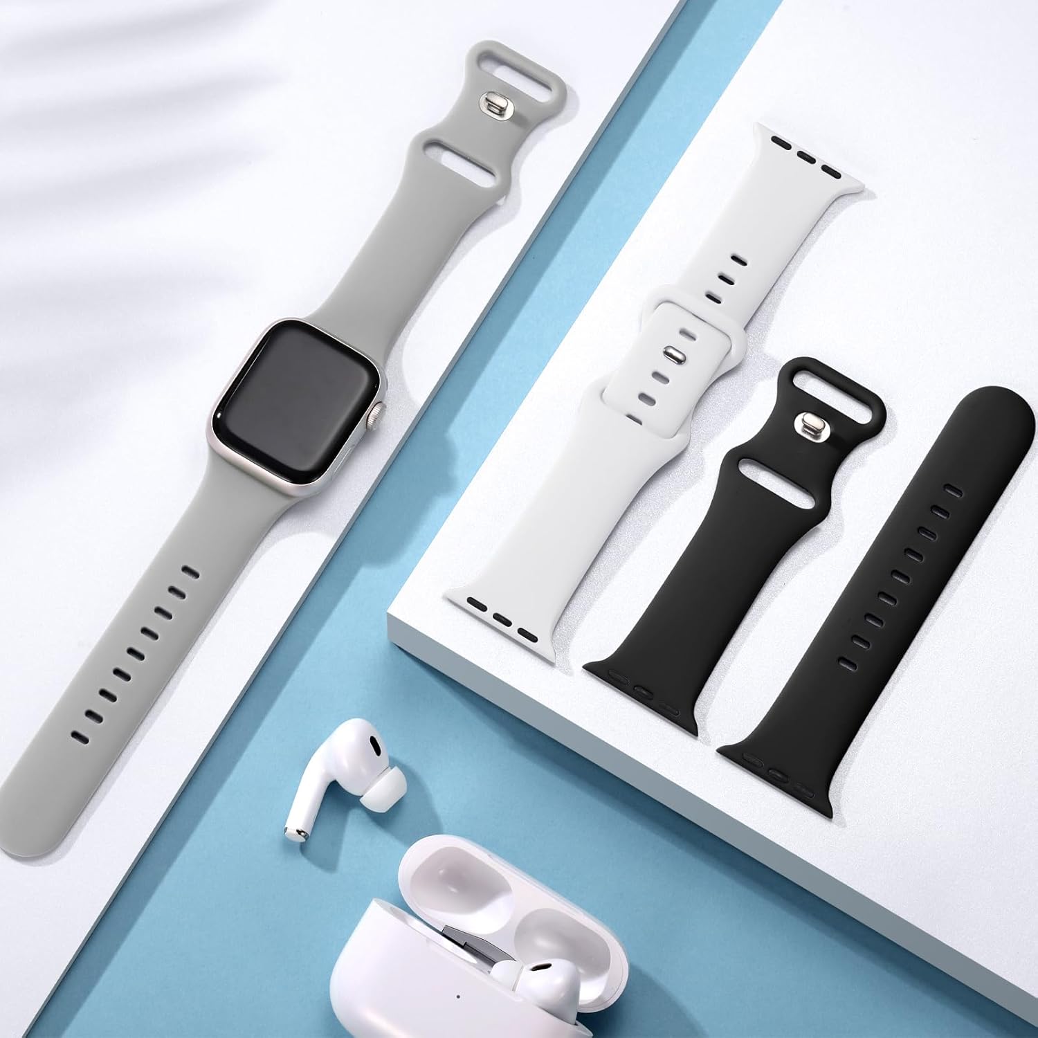 Apple Watch 38mm / 39mm / 40mm / 41mm silikónové remienky 3ks
