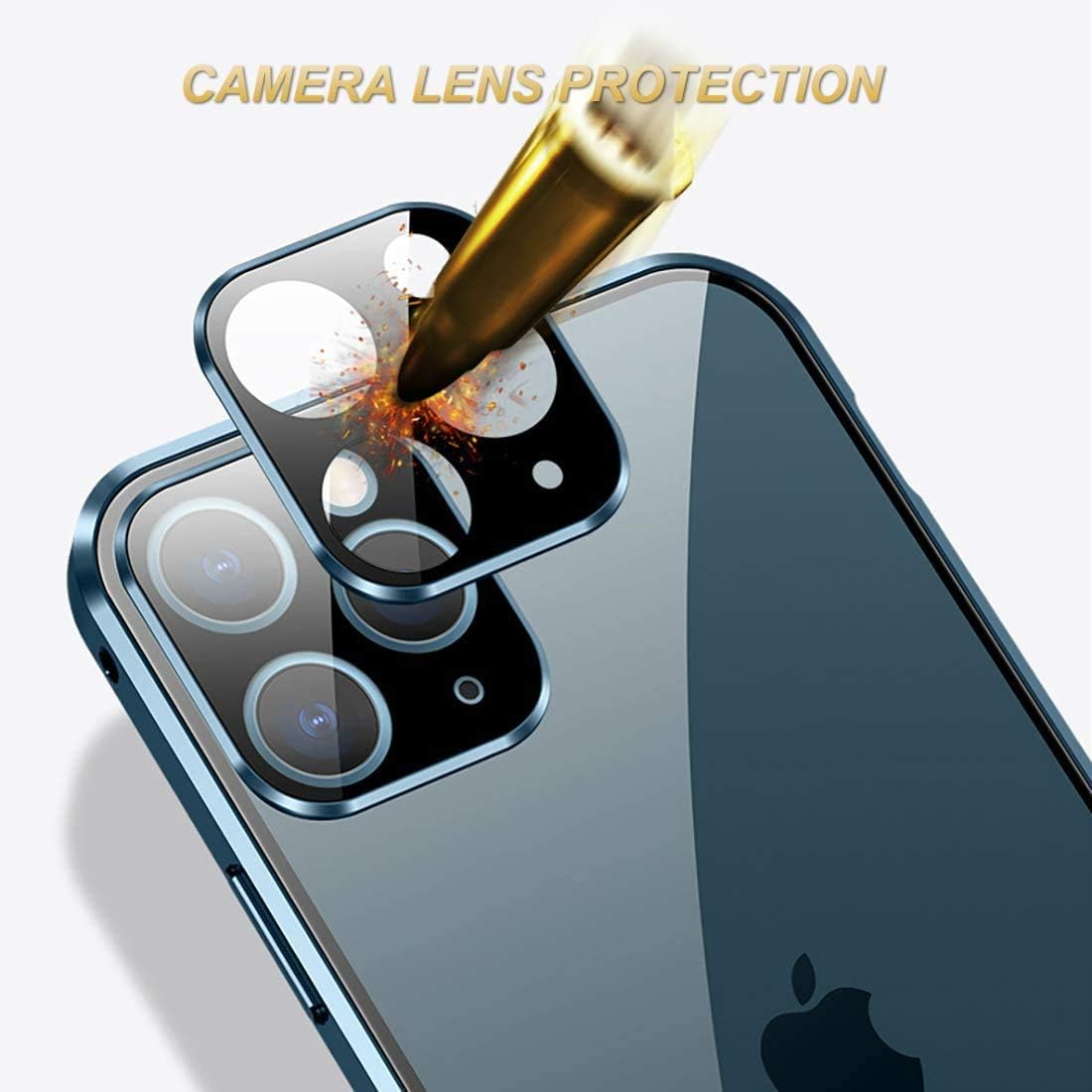 iPhone 12 Pro Max celotelové magnetické 360° púzdro zlaté