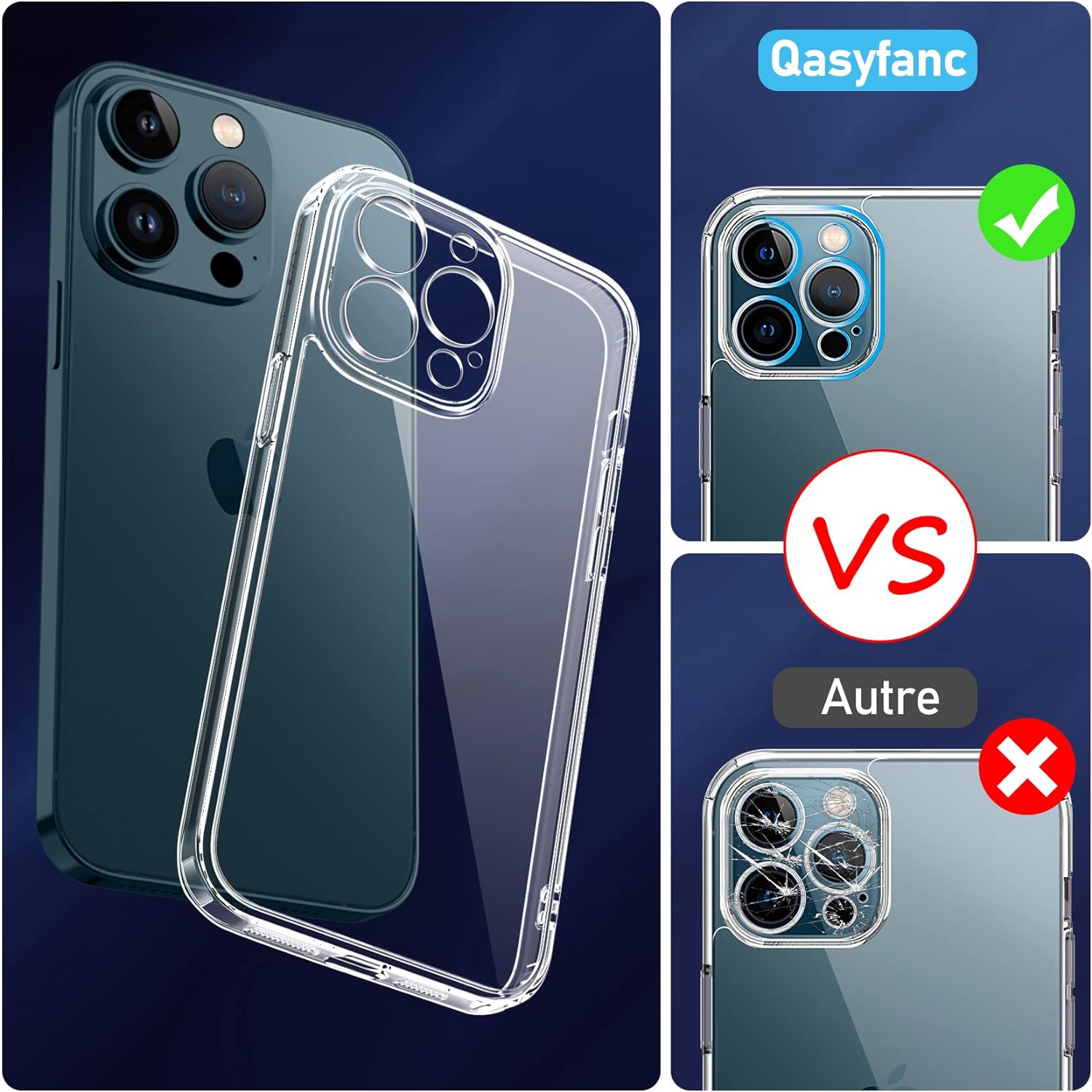 iPhone 12 Pro Max zadné púzdro priehľadné extra pevné