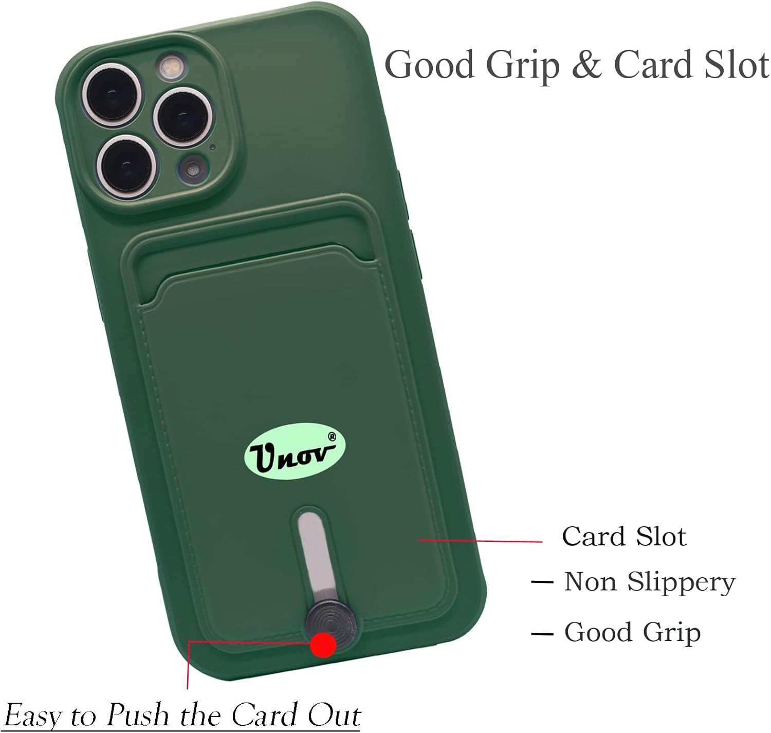 iPhone 12 Pro púzdro Card zelené