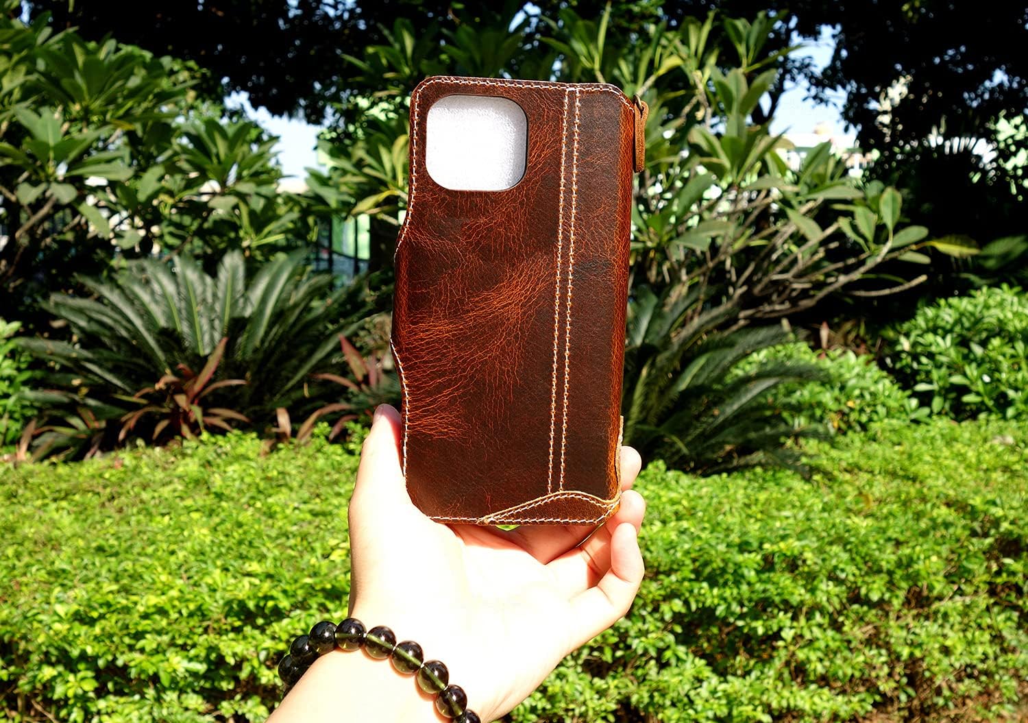 iPhone 13 / 14 6,1" púzdro Book pravá koža Yogurt