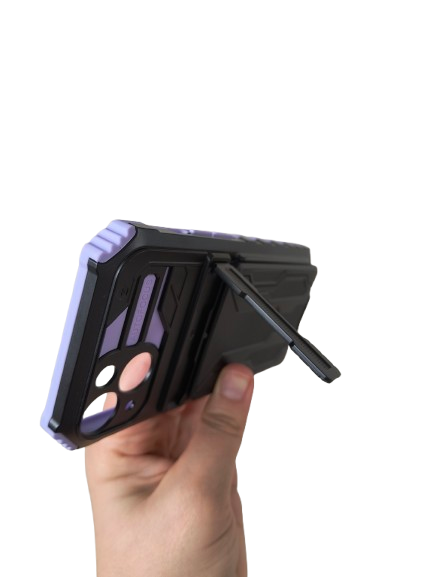 iPhone 13 / 14 zadné púzdro Armor Card čierno fialové