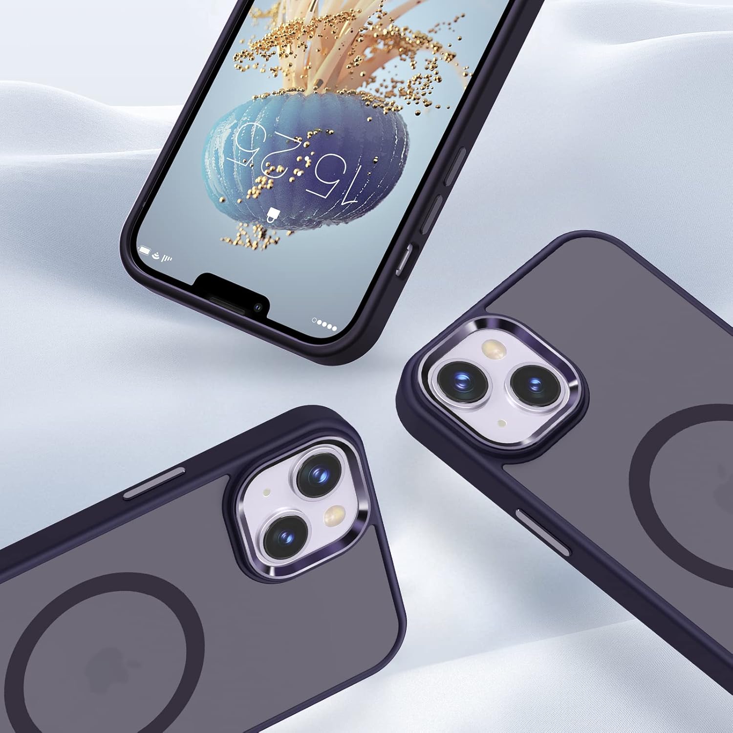 iPhone 13 / 14 zadné púzdro MagSafe fialové