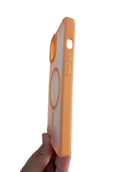 iPhone 13 / 14 zadné púzdro MagSafe oranžové