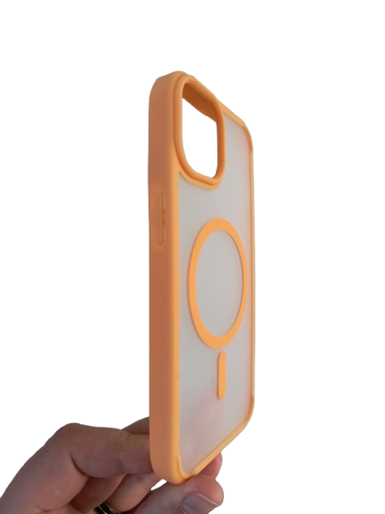 iPhone 13 / 14 zadné púzdro MagSafe oranžové