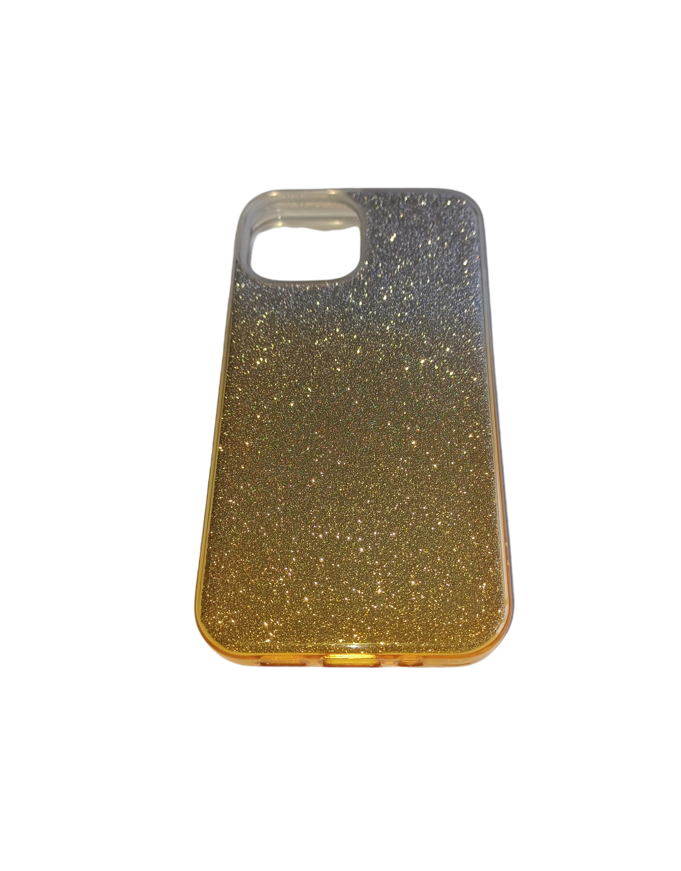 iPhone 13 Mini (5,4") trblietavé púzdro zlato-strieborné