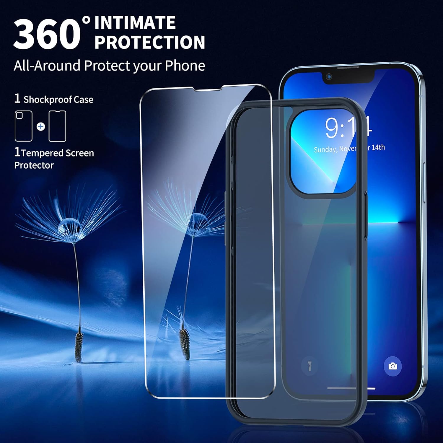 iPhone 13 Pro Max set púzdro + ochranné sklo na displej