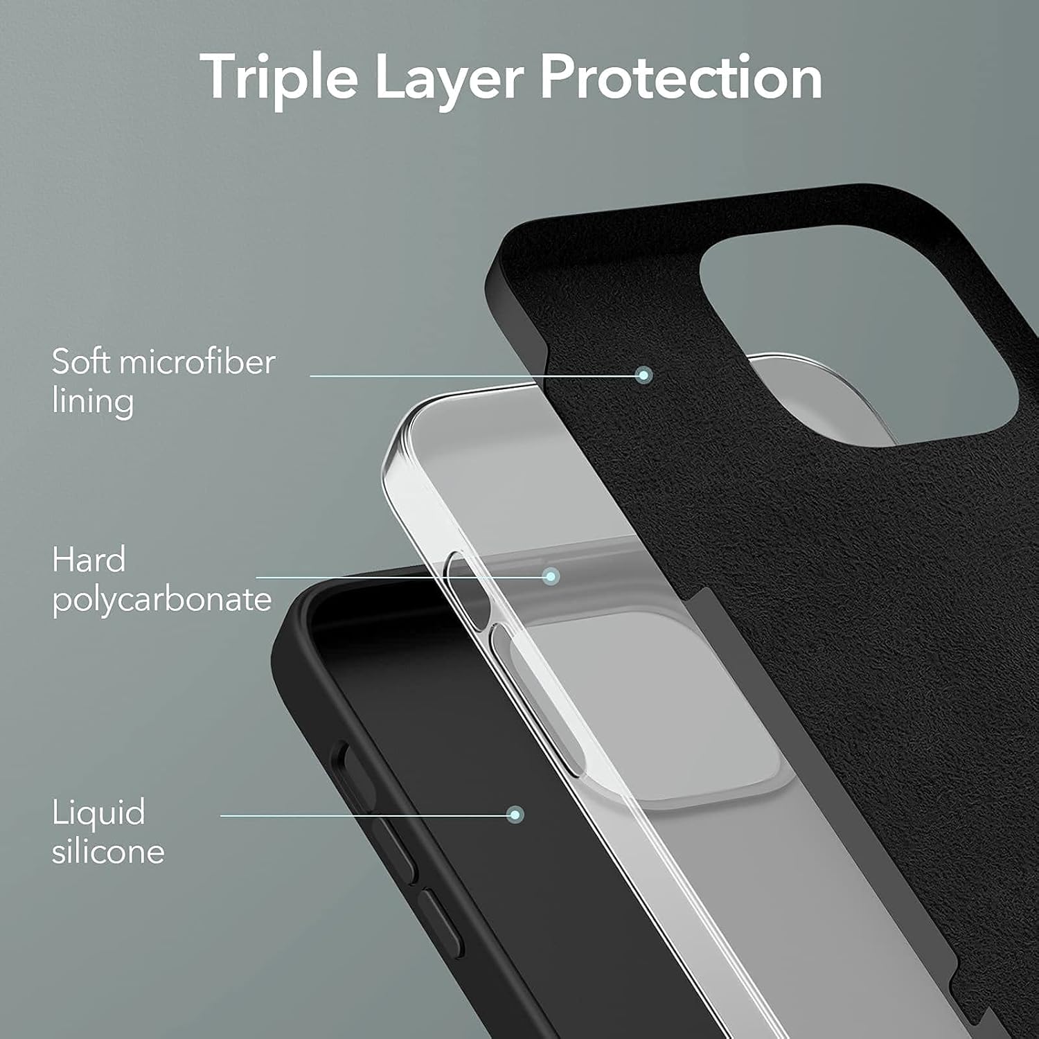 iPhone 13 Pro Max zadné púzdro ESR čierne