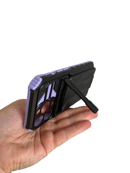 iPhone 13 Pro zadné púzdro Armor Card čierno fialové