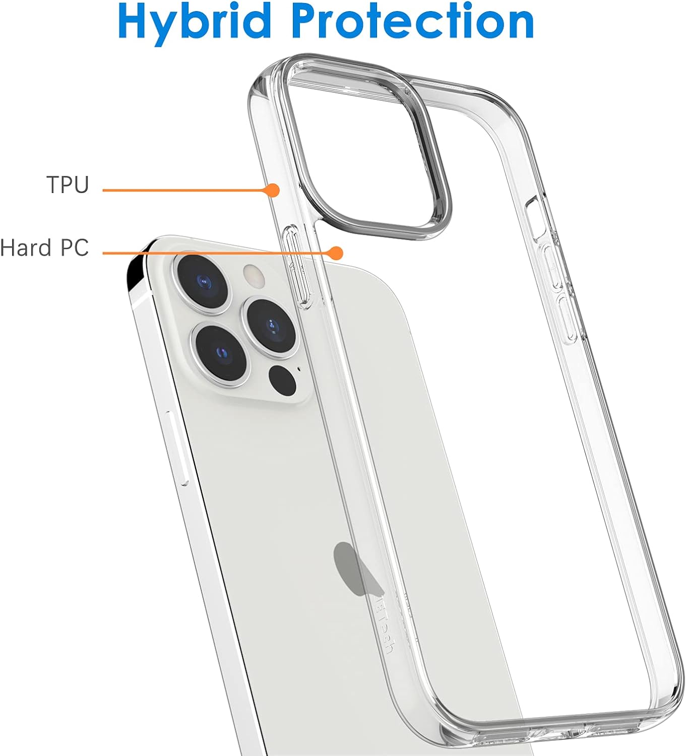 iPhone 13 Pro zadné púzdro priehľadné