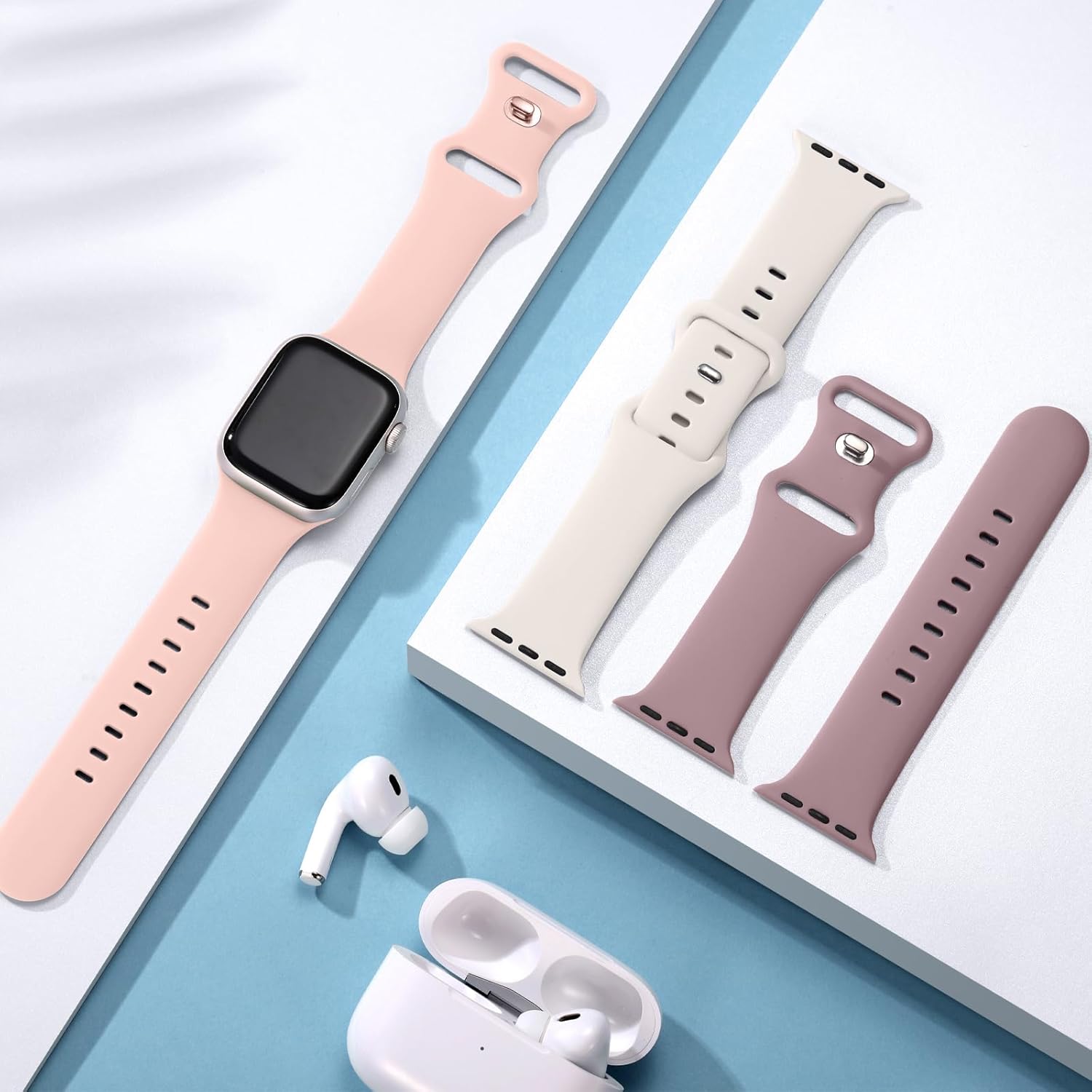Apple Watch 49mm / 46mm / 45mm / 44mm / 42mm silikónové remienky veľkosť S/M