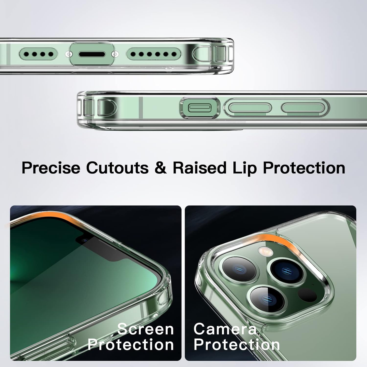 iPhone 13 Pro zadné púzdro so stojanom priehľadné