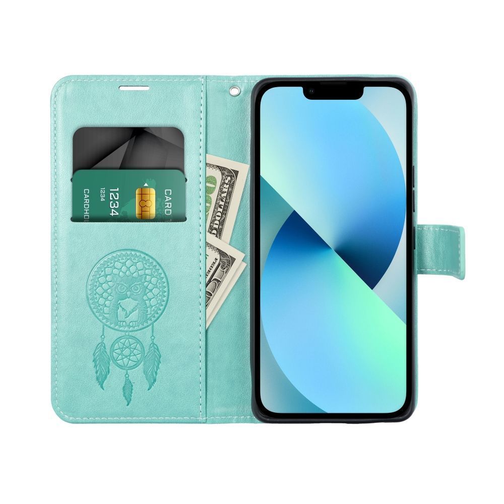 iPhone 14 Pro Max púzdro Book Mezzo lapač snov zelený