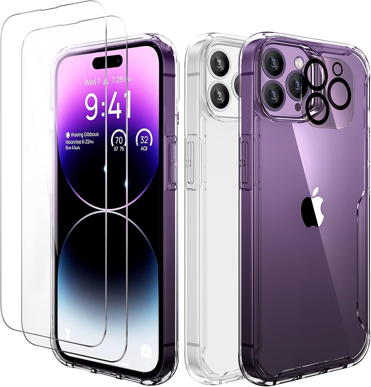 iPhone 14 Pro Max set zadné púzdro + 2ks sklo na displej + 1ks sklo kamery