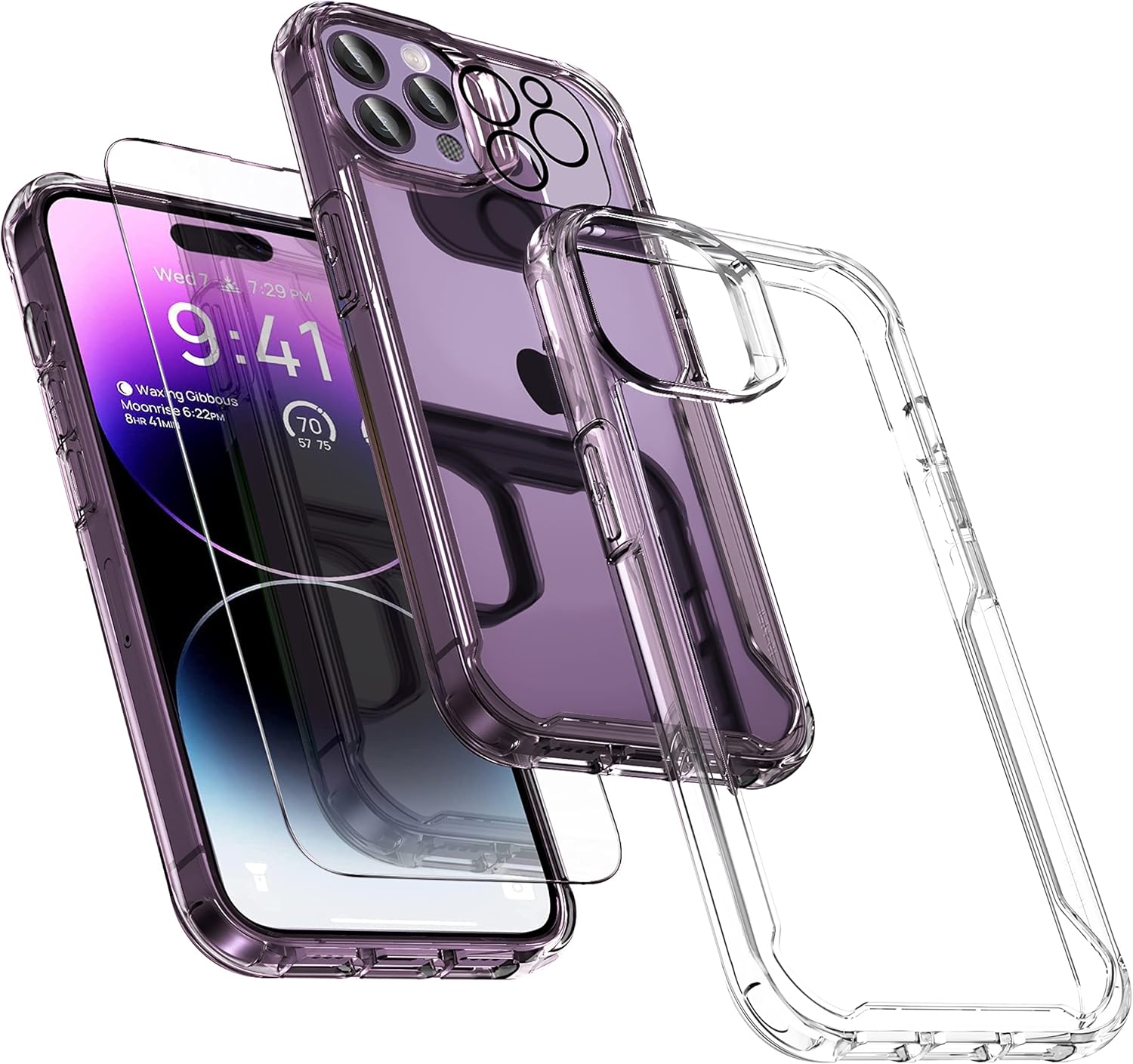 iPhone 14 Pro Max set zadné púzdro + 2ks sklo na displej + 1ks sklo kamery