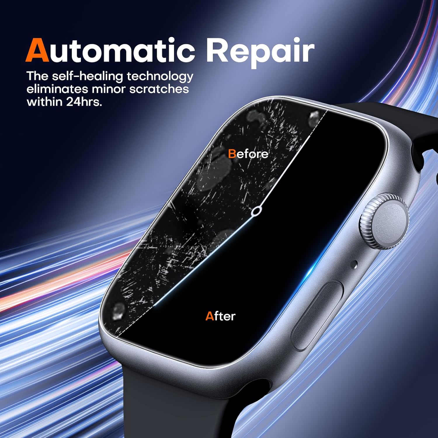 Apple Watch 6 / 5 / 4 / SE 44mm ochranná fólia na displej 6ks
