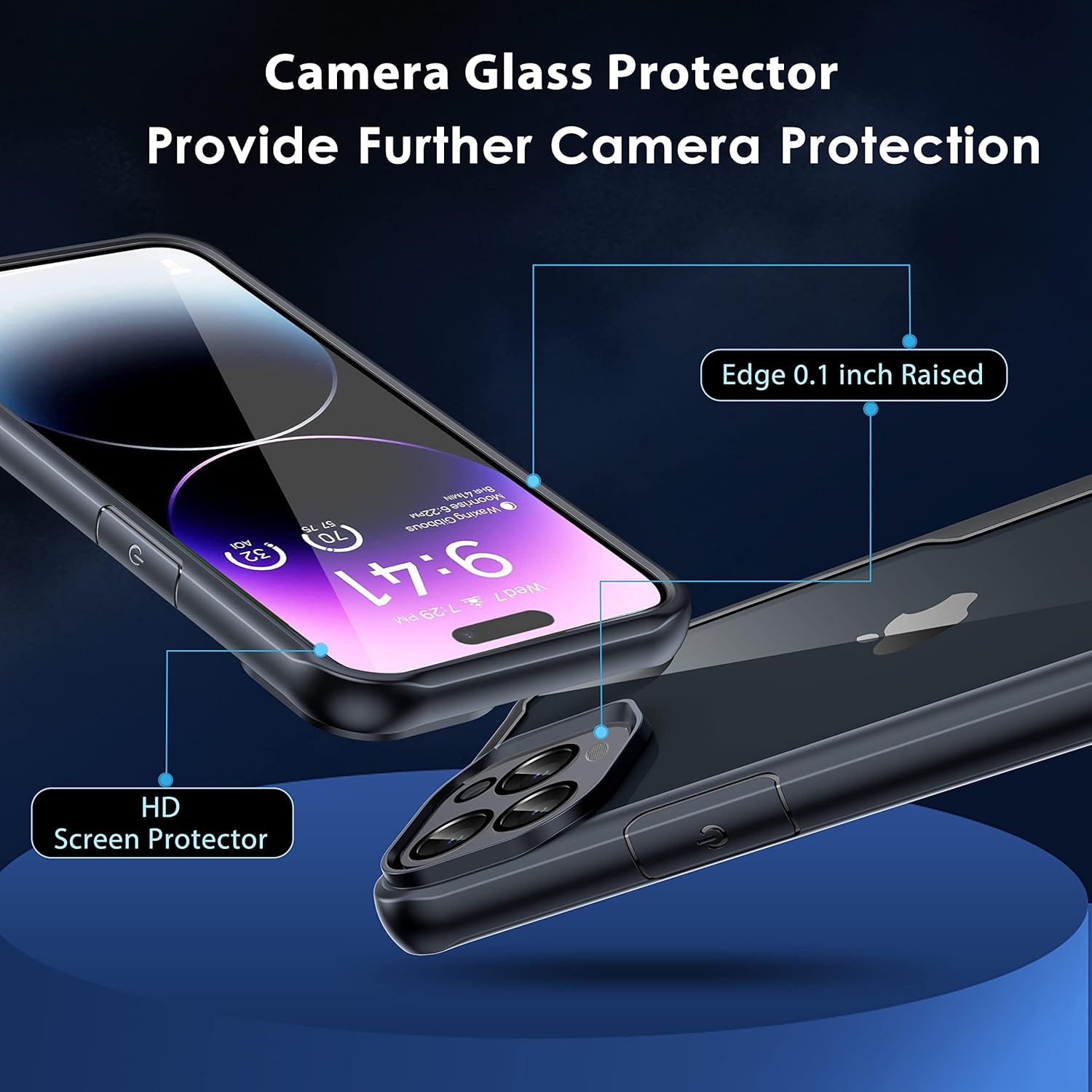 iPhone 14 Pro set zadné púzdro + 2ks sklo na displej + 1ks sklo kamery