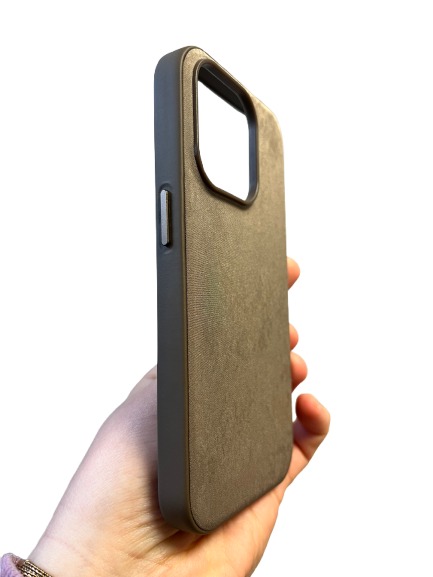 iPhone 14 Pro Woven Mag kryt hnedý