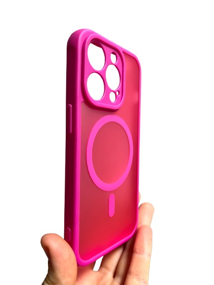 iPhone 14 Pro zadné púzdro MagSafe Matt ružové