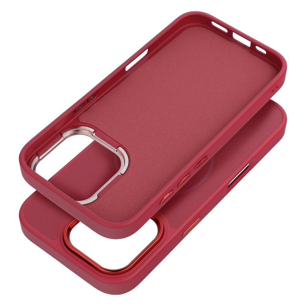 iPhone 15 zadné púzdro Frame MagSafe Magenta