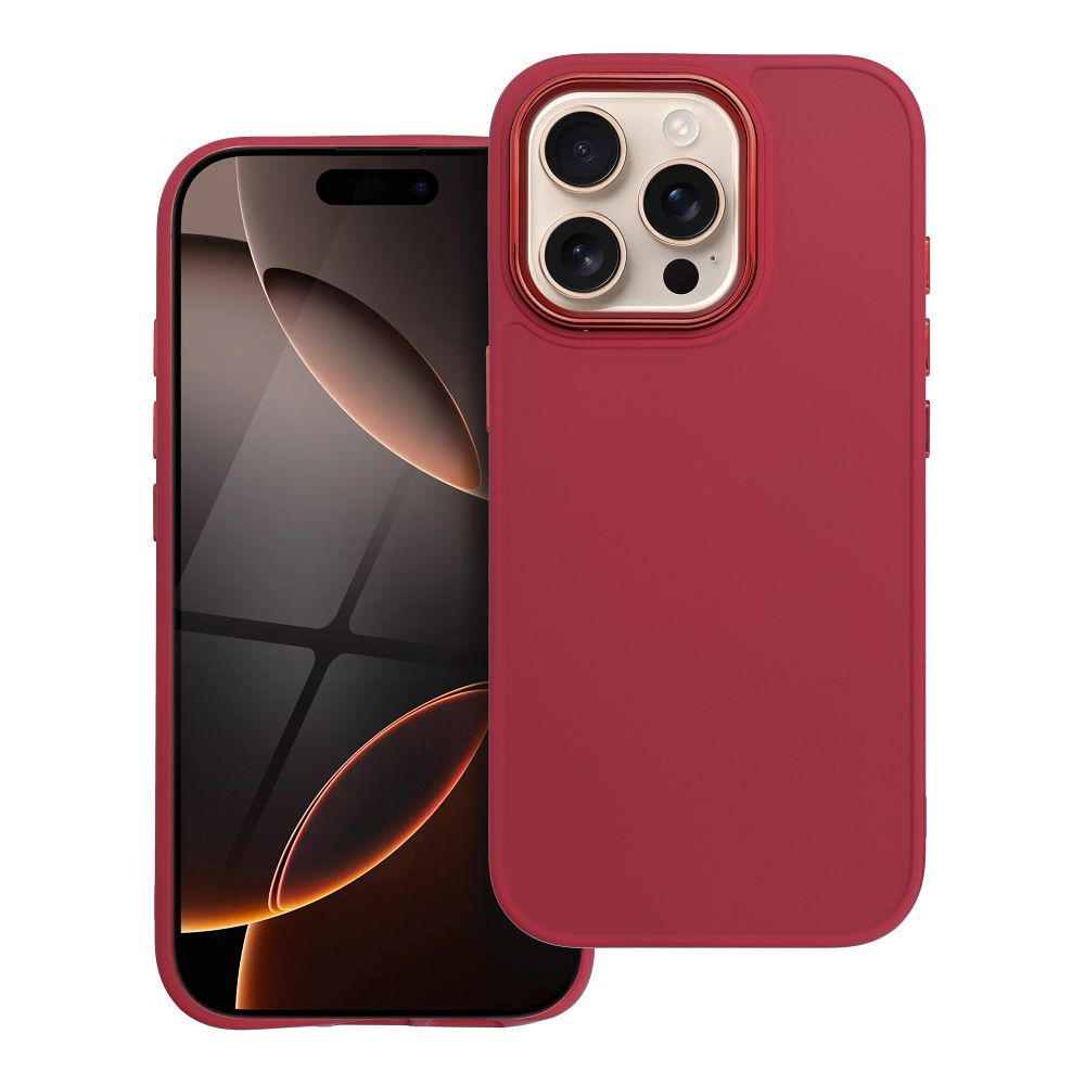 iPhone 16 Pro zadné púzdro Frame červené