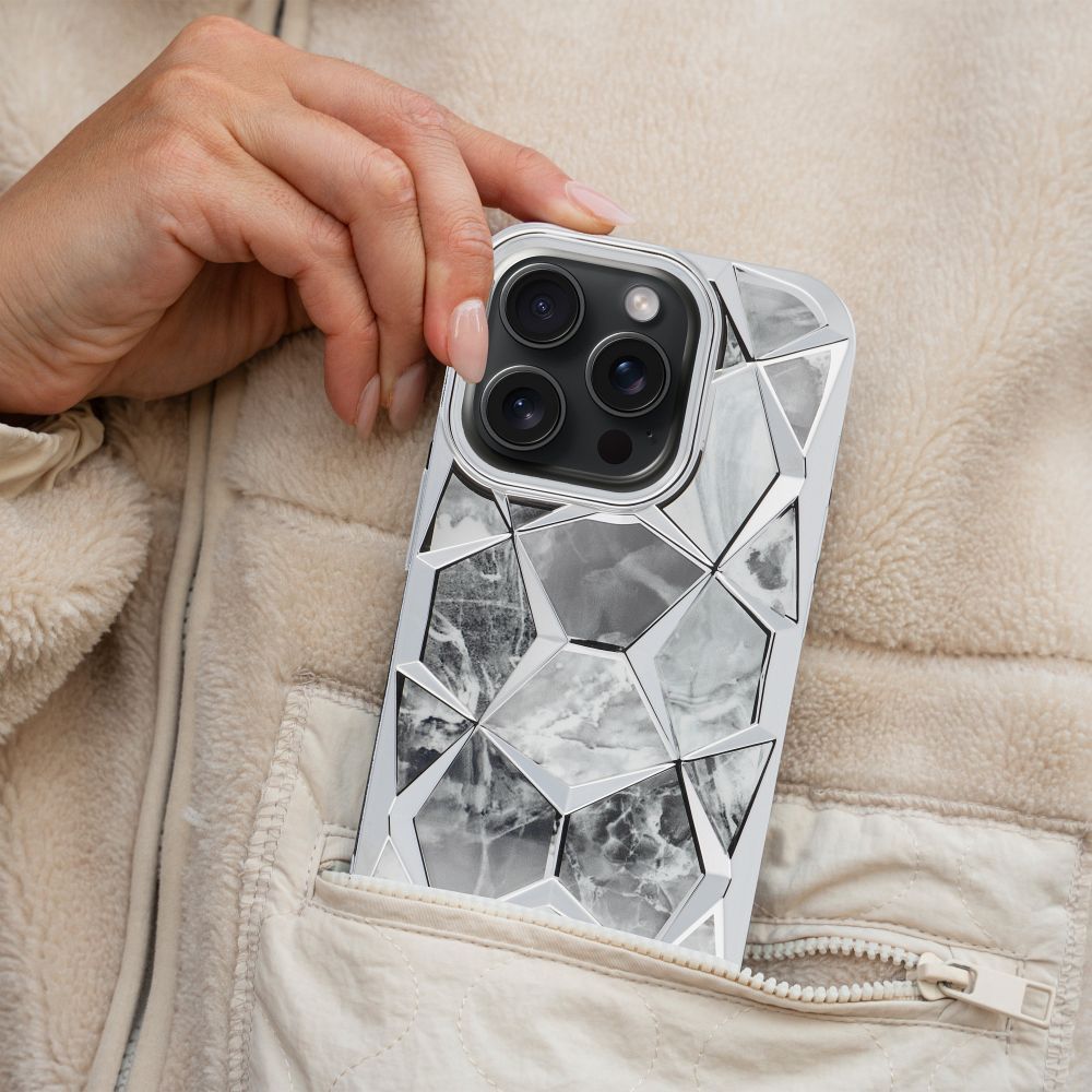 iPhone 16 PRO zadné púzdro TWINKI strieborné