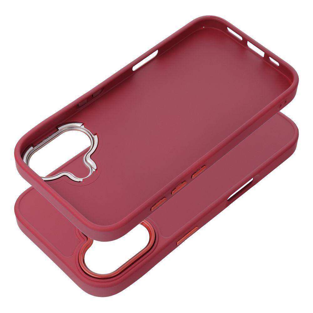iPhone 16 zadné púzdro Frame červené