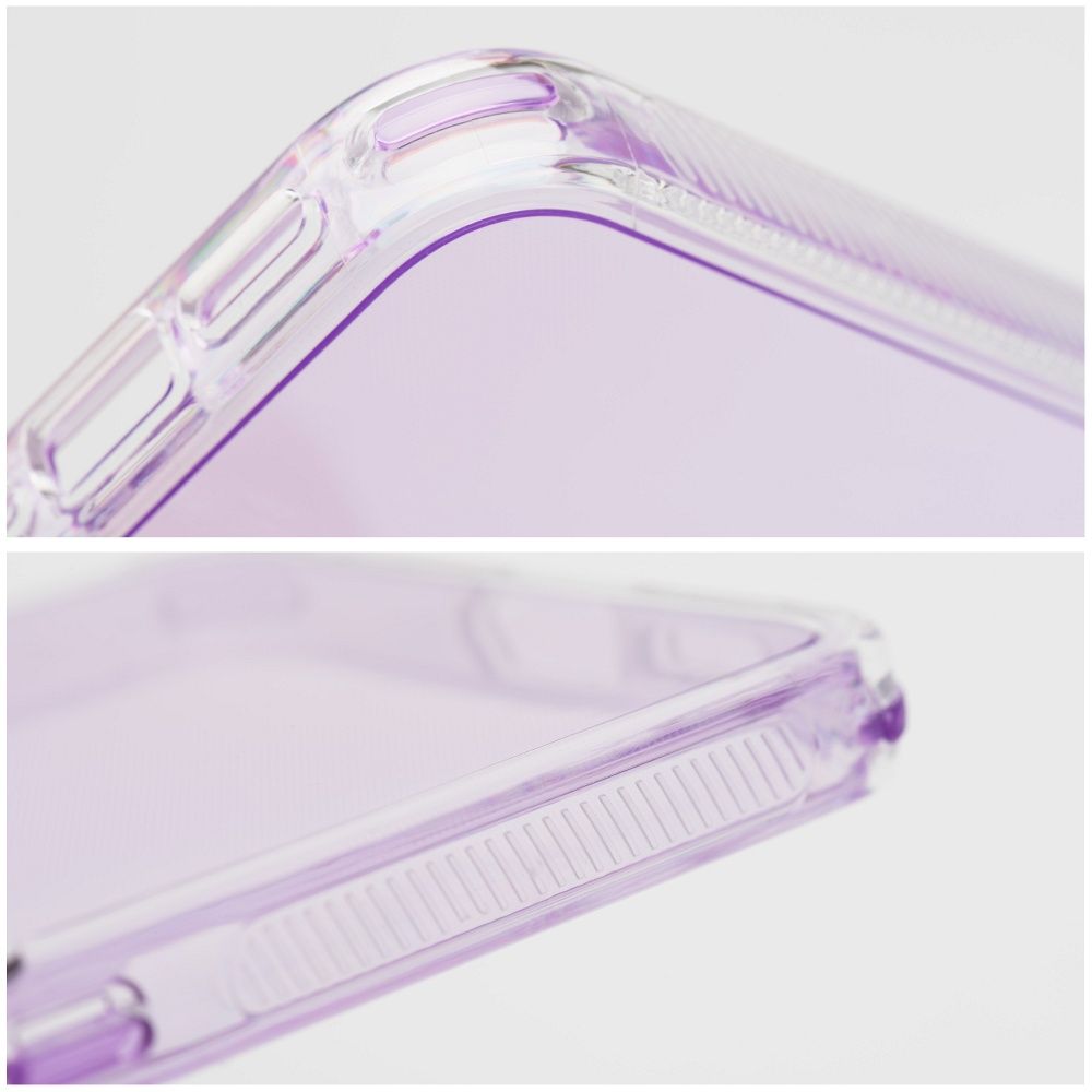 iPhone 16 zadný kryt Matrix priehľadný fialový